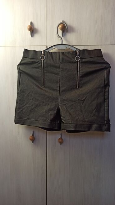lepršave pantalone: M (EU 38), color - Black, Single-colored