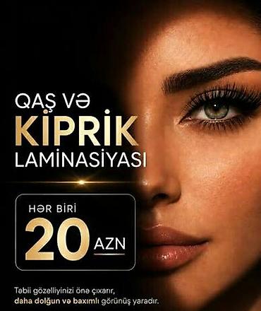 qaş formaları: Qaş və Kiprik Laminasiyası - Hər biri: 20 AZN - Təbii gözəlliyi önə — 1