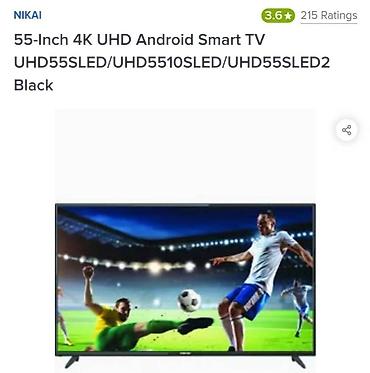 127 ekran: Yeni Televizor Nikai 50" 4K (3840x2160), Pulsuz çatdırılma — 9