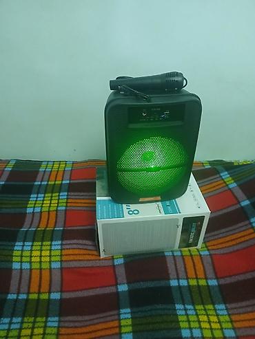 Portativ Bluetooth akustik sistemi + mikrofon - Kompakt korpus, ön
