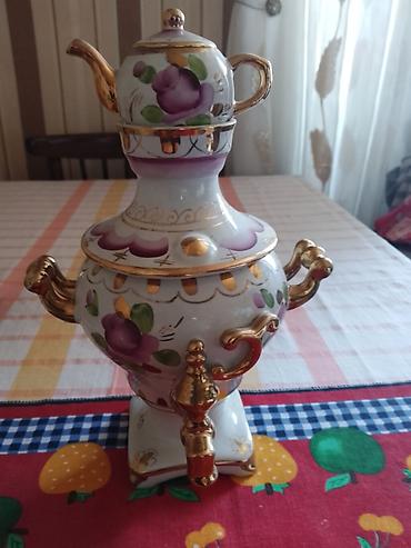 çaynı serviz: Çay dəsti, rəng - Ağ, Farfor — 2