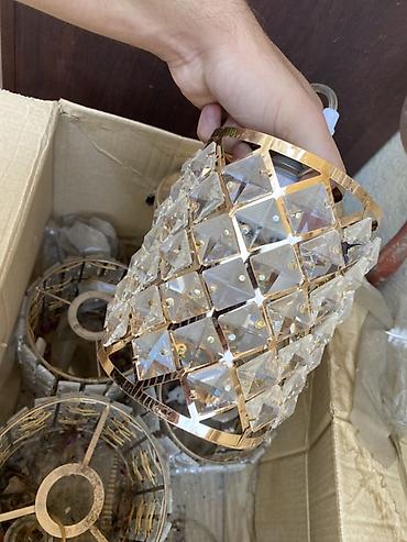 işıq bloku: Çılçıraq, 10 və daha çox lampa, Xrustal — 2