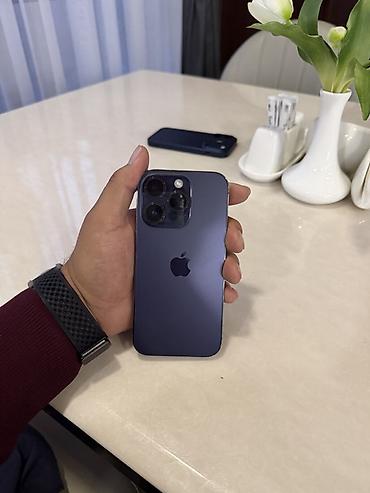 IPhone 14 Pro, Б/у, 256 ГБ, Deep Purple, Чехол, 81 % at lalafo.kg IPhone 14 Pro, Б/у, 256 ГБ, Deep Purple, Чехол, 81 %