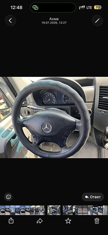 тент крыша: Mercedes-Benz Спринтер: 2010 г., 2.2 л, Автомат, Дизель, Бус — 10