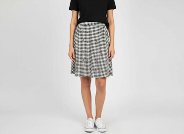 spódnice plisowane żółta: New Look, Women`s skirt, size S