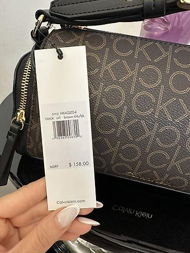 Çantalar: Orijinal Calvin Klein canta, Amerikadan alinib, etiket qiymeti 158$ — 2