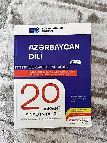 Məhsul: “Azərbaycan dili – Buraxılış imtahanı 2024” sınaq toplusu