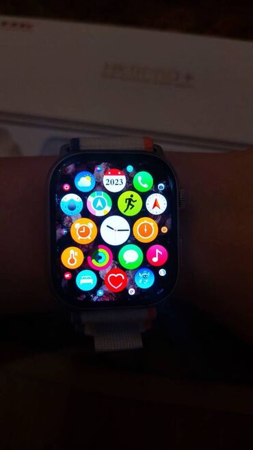 qol saatlari instagram: Smart saat, Sensor ekran, rəng - Bej