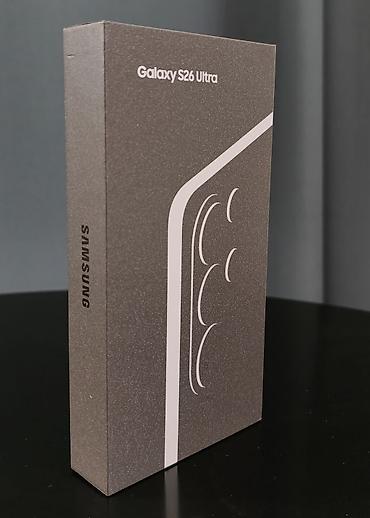 Samsung Galaxy S26 Ultra, Новый, 256 ГБ, цвет - Черный, eSIM, 2 SIM