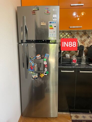Холодильники: Б/у 1 дверь LG Холодильник Продажа, цвет - Серый, С колесиками