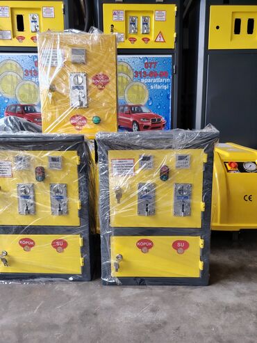 Boçkalar və çəlləklər: 50 qəbiy və digər pularla işləyən avtoyuma aparatları vər nördə