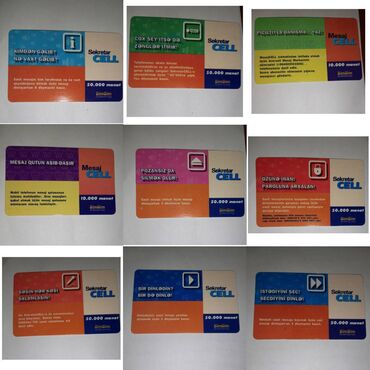 Kolleksiya kartları: Köhnə Kontur Kartları satılır. Kolleksiyonerlər üçün əla seçimdir — 13