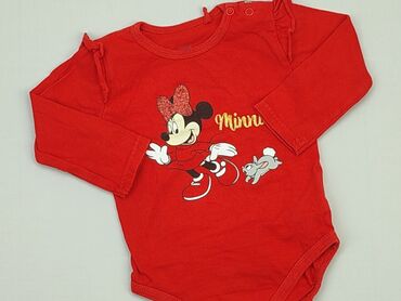 strój kąpielowy czerwony falbanka: Body, Disney, 9-12 months, 
condition - Very good