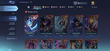 kreditle saat: Mobile Legends: Bang Bang hesabı – geniş nadir kostum və yüksək güc — 2