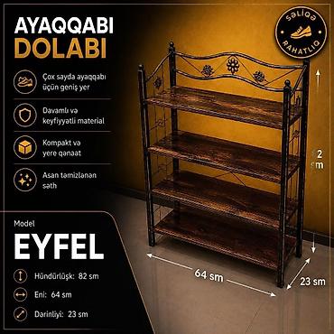 dehliz dolab: Ayaqqabı dolabı Ayaqqabı dolabı Model. Eyfel Material laminatdır — 1
