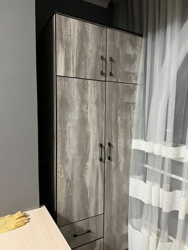 Шкафы для одежды: Шкафы 2 створчатые Эки эшик Эки коздуу шкаф Двух дверный Шифоньер — 11