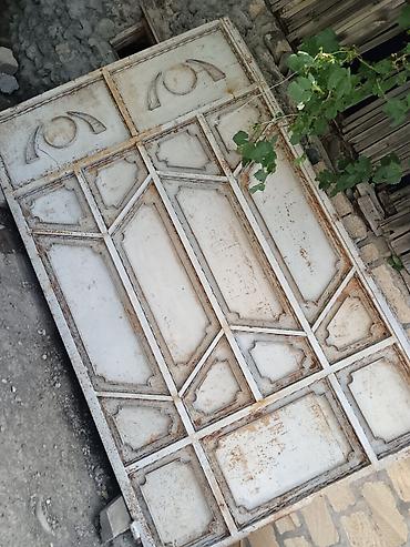 baklar və cənlər: İşlənmiş Dəmir Həyət darvazası, Yana açılan, 4 m, Mexaniki, rəng - Boz, Kredit yoxdur, Ödənişli quraşdırma, Ünvandan götürmə — 2