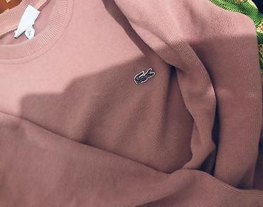 Толстовки: Мужская толстовка, S, Lacoste, Новый, цвет - Розовый, Самовывоз, Платная доставка — 4