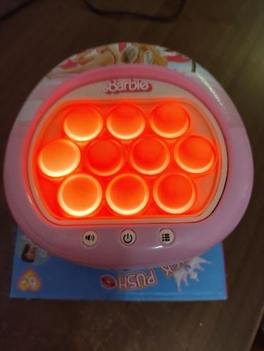 oyuncaq evler: Barbie işıqlı və səsli “Pop It” oyun qurğusu - Rəng: çəhrayı korpus — 2