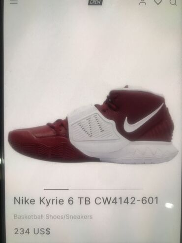 esarpa xcm: Nike Kyrie 6 basketball sneakers. Original iz Amerike. Br 36(23cm