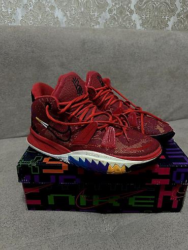 kyrie 7: Мужские кроссовки, 43, Nike, Б/у, цвет - Красный, Самовывоз — 1
