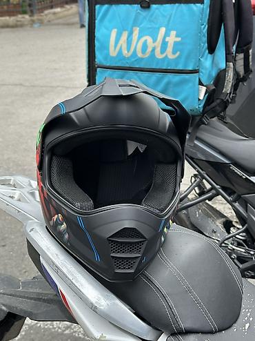 redüktör motor: Motokros/Dirt Bike tam üz örtüklü dəbilqə – L03 “Yüz Dəyişdirmə Triki” — 2