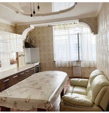квартира чуй в Кыргызстан | Долгосрочная аренда квартир: 2 комнаты, 82 м², Индивидуалка, 2 этаж, Центральное отопление