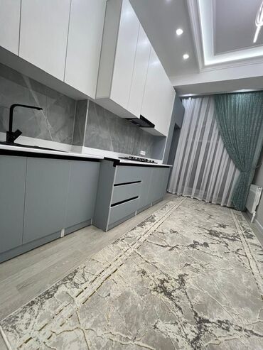 зарядан квартира керек: 3 комнаты, 95 м², Элитка, 10 этаж, Дизайнерский ремонт