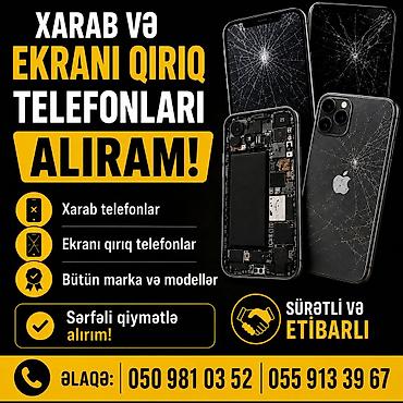 irşad tablet: Xarab və ekranı qırıq telefonların alınması xidməti - Xarab — 1