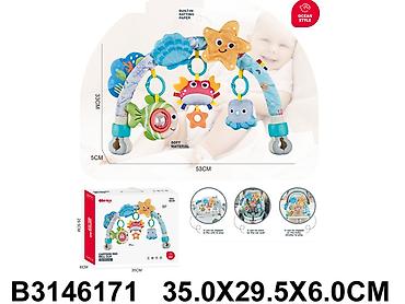 calliope devojcice: Bebi zvečka za kolica – 617108–K-60 Opis: - Zvečka sa lukom i visećim — 1