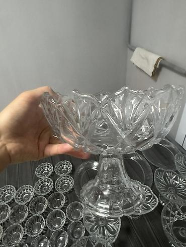 стаканы для десертов: Состояние отличное 
Посуда все за 3000 — 4