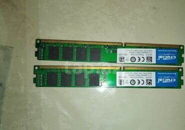 komputer aksesuarları: Operativ yaddaş (RAM) Crucial, 4 GB, 1600 Mhz, DDR3, PC üçün, İşlənmiş