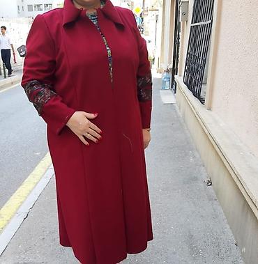 Paltolar: Palto, 3XL, rəng - Qırmızı — 1