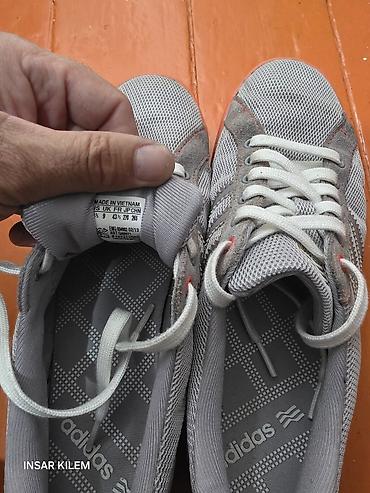 секонд: Мужские кроссовки, 42, Adidas, Б/у, цвет - Серый, Самовывоз, Платная доставка — 2