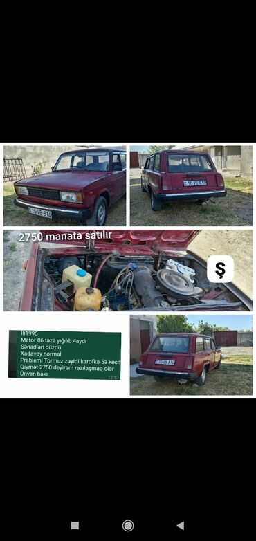 tap az r16 islənmis niva təkərləri: VAZ (LADA) 2104: 1.5 l | 1995 il 2646464 km Universal