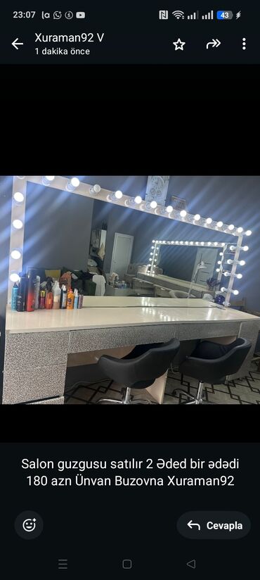 Restoran mebeli: Salon guzgusu satılır 2 Əded bir ədədi 180 azn Ünvan Buzovna Xuraman92