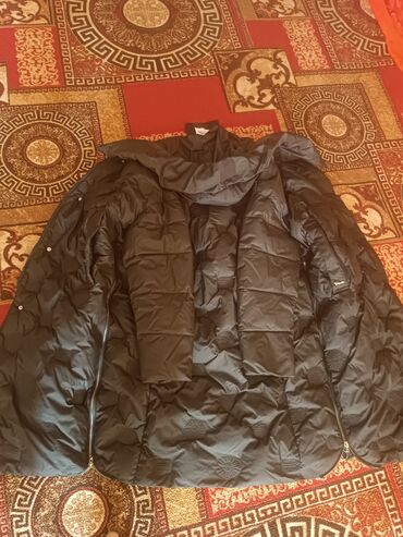 исламская одежда: Пуховик, Капюшону бар, 5XL (EU 50)