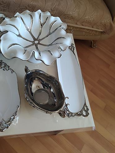 Nahar dəstləri və servizlər: Nahar dəsti, rəng - Ağ, Farfor — 9