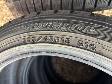 Шины: Шины 225 / 45 / R 18, Зима, Б/у, Комплект, Легковые, Япония, Dunlop — 7