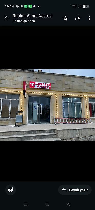 Təcili satılır! Market və ya şərab evi üçün hazır reklam lövhəsi
