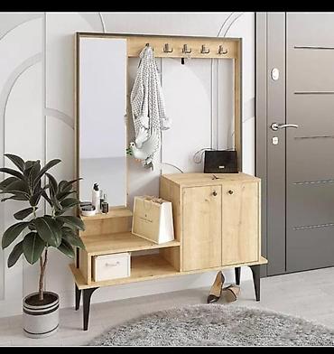 divar ref: Yeni, 2 qapılı, Güzgülü, Açılan, Düz dolab — 1
