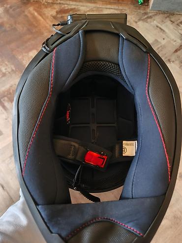 moto aranda: LED işıqlı motosiklet dəbilqəsi – SWAY tam üzlü model - Korpus — 4