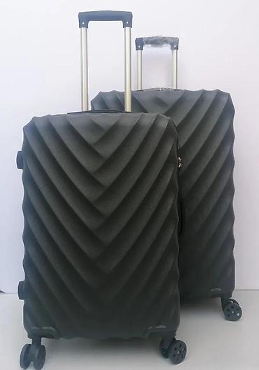 Putni koferi i torbe: Set kofera za putovanje – 2 komada - Materijal: tvrda školjka (ABS/PC — 2