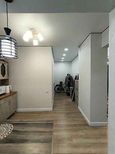 flat osh: 1 комната, 34 м², Аламедин-1 мкр 105 серия, 1 этаж, Дизайнерский ремонт — 9