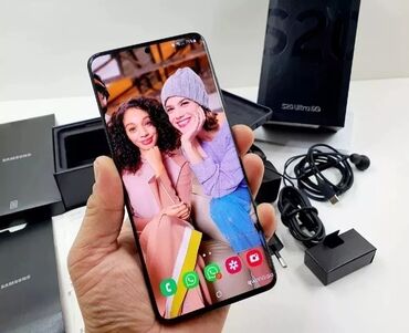 продажа сломанных телефонов: Samsung Galaxy S20 Ultra, Колдонулган, 256 ГБ, түсү - Кара, 1 SIM, 2 SIM, eSIM