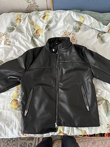 h m комбинезон: Мужская куртка H&M, модель в стиле мото-джекета. - Цвет: черный - — 1