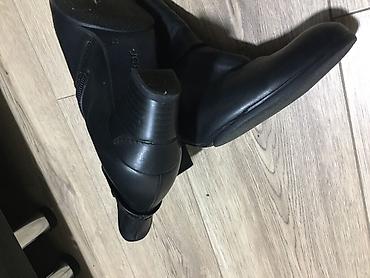 foot patch: Ботинки, 37.5, Gabor, Б/у, цвет - Черный, Самовывоз — 1