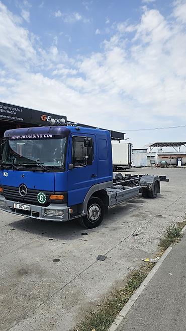 арзан матиз 1: Грузовое шасси Mercedes-Benz Atego (кабина-дневка), синего цвета. 4.3 — 1