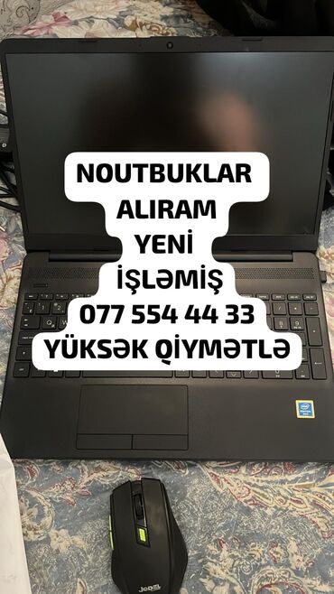 notebooklar: Noutbuklar alıram yenı işlemıs