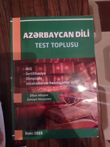 azərbaycan dili testləri: Tam təzə Abtruyentlər üçün Azərbaycan dili test kitabı (Eltun Abışov)